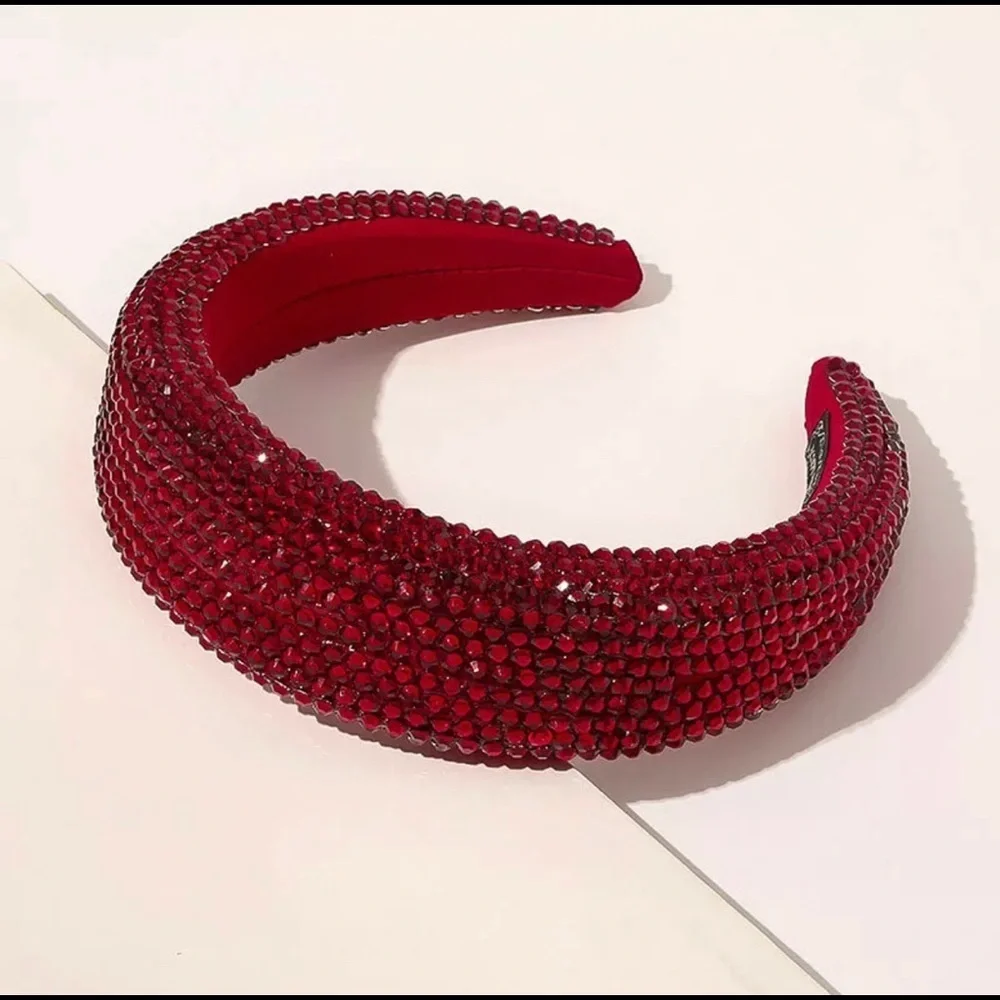 Super Elegant Red Headband to Enhance your Casual or Night Our Hair look